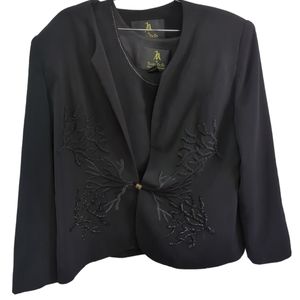 Tania Bella black 3pc suit sz16 #b782